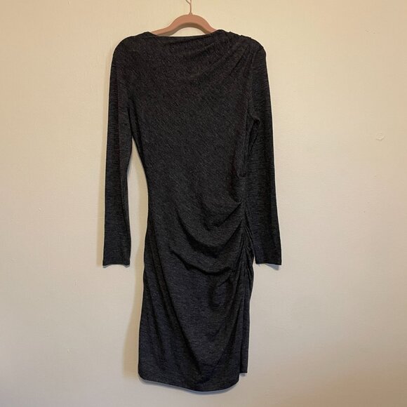 Banana Republic | Ruched Gray Bodycon Jersey Dress Small - Picture 8 of 8